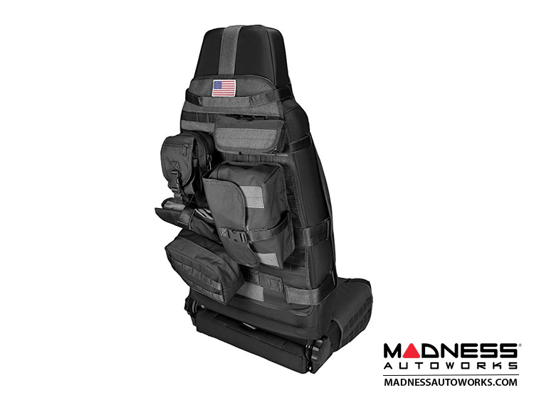 Jeep Wrangler Cargo Front Seat Cover - Black